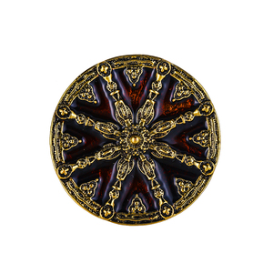 Broches de luxe pour femmes Weiman Drip Oil <span class=keywords><strong>Roulette</strong></span> Wheel, mode, strass, cristal, plaqué or, alliage, broches de créateur personnalisées - Product Image 1