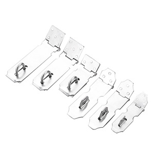 Thép không gỉ an ninh Túi Khóa Tủ Hasp ổ khóa Hasp xử lý cửa trượt Khóa ngăn kéo cửa chốt khóa chống trộm khóa - Product Image 3