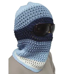 2023 tığ işi yüz kayak maskesi özel sıkıntılı kayak maskss balaclava hoodie ince bere maske bir delik damla nakliye