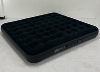Matelas pneumatique entièrement automatique avec pompe à air intégrée, revêtement floqué, sur-matelas sur mesure, taille simple/double pour l'extérieur