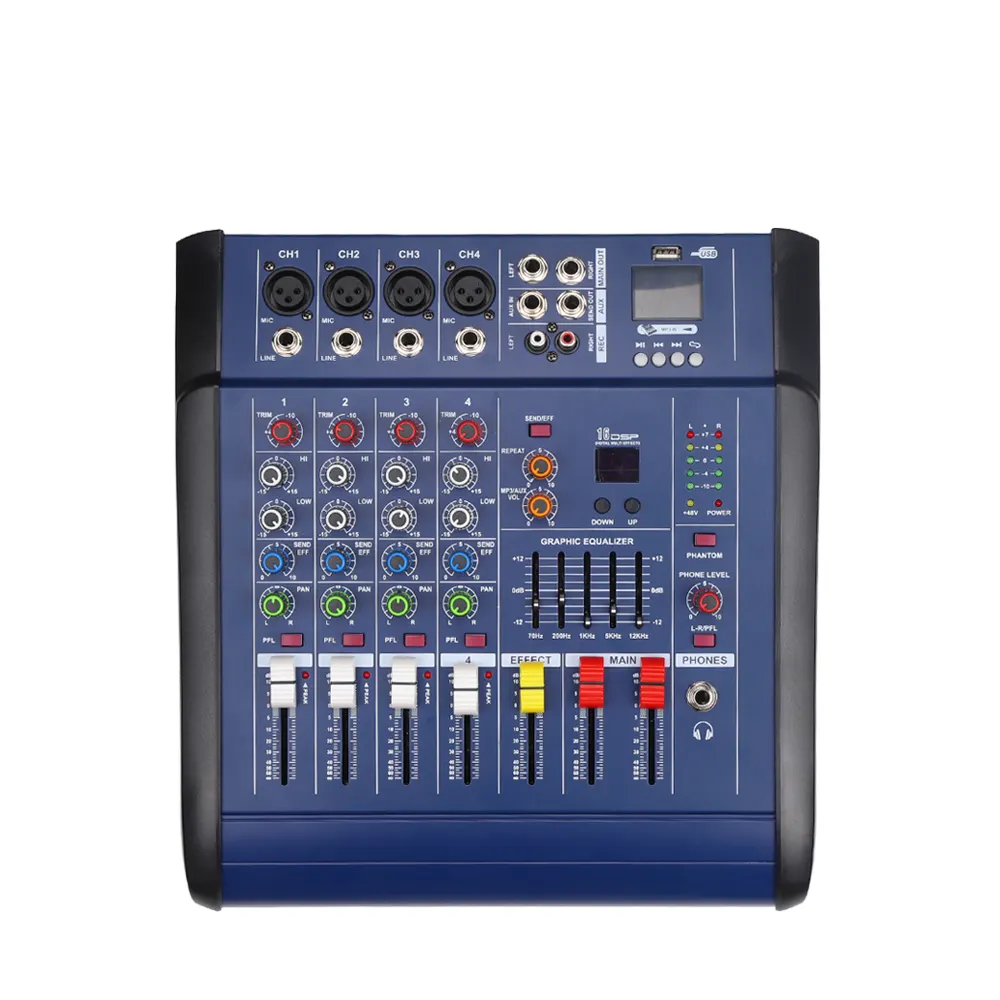 Индивидуальный цифровой музыкальный USB консольный миксер