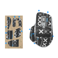 Imprimé daim pleine/demi-couverture souris autocollant anti-dérapant souris autocollant pour Logitech MX master 3s souris de jeu