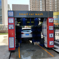Machine de lavage de voitures entièrement automatique avec pulvérisation d'eau haute pression, nettoyage à la mousse et sécheur à air pour lavage de voitures commercial