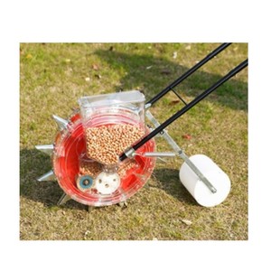 เครื่องหว่านเมล็ดพืชแบบแถวเดียวเครื่องหว่านเมล็ดแบบใช้มือกดสำหรับใช้เพาะเมล็ดข้าวโพดและถั่วลิสงสภาพใหม่สำหรับการเกษตร - Product Image 1