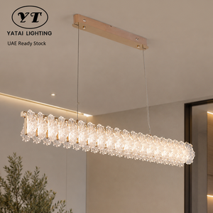 Lámpara de Techo Moderna de Hierro con Pantalla Acrílica, Iluminación LED Tricolor para Comedor, 120 cm, 70-80 W, Altura Ajustable - Product Image 1