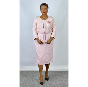 Abiti Casual Eleganti da Donna OEM per la Madre della Sposa, Completi da Chiesa su Misura, Abiti a Due Pezzi Taglie Forti - Product Image 1