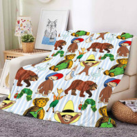 Neue Maßgefertigte Cartoon-Plüschdecke Kawaii Niedliche Fleece-Flanell-Reisedecke für Zuhause Sofa Bett Decken für Kinder und Studenten