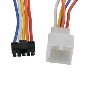 18AWG Generator Power Wiring Harness 4.8 Square Plug Spring 2*3P Terminal Wire Harness Pair 5P3.0 Cable
