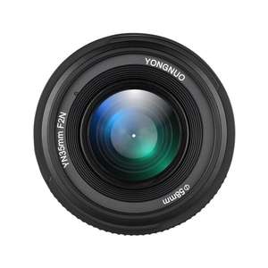 Yongnuo Yn35mm 1:2 F2.0 Af/MF lente para F Af/MF fijo Prime <span class=keywords><strong>Anto</strong></span> Yn35mm F2n montaje Dslr cámaras gran angular - Product Image 4