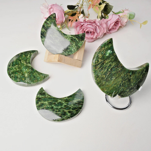 คริสตัลโฮลาขายส่ง คุณภาพสูง ขัดเงา สไตล์โบฮีเมียน มรกต คริสตัลบำบัดรูปพระจันทร์ ของที่ระลึกแฟชั่นทันสมัย ของขวัญดิจิทัล - Product Image 3