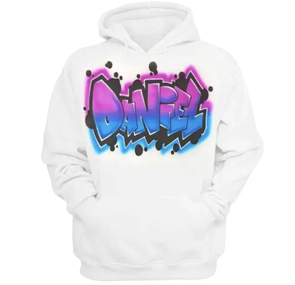 Custom Logo Oversized Heavy Weight Pullover Airbrush New York Hoodie Luxury Cheap Boxy Airbrush Hoodie Y2k