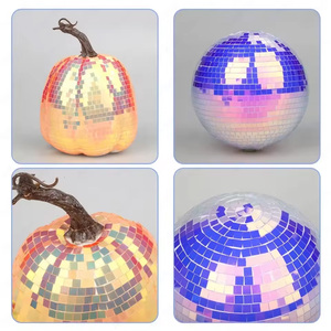 Mosaïque de miroirs autocollante de 1 m, autocollants réfléchissants pour la décoration murale 3D, collage artistique DIY, décoration de bar KTV - Product Image 5