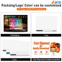 Tableau de Dessin LED Tactile Effaçable en Acrylique RGB Rechargeable pour Affichage de Menus, Idéal pour la Maison, le Bureau et les Magasins – Vente Chaude Directe Usine
