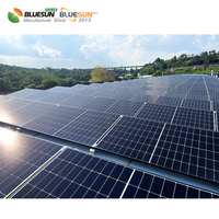 Panneau solaire Bluesun 700w 710w 720w Meilleur panneau Panneau solaire bifacial Panneau solaire Hjt Panneaux solaires bifaciaux Double vitrage