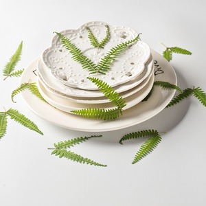 Dicranopteris <span class=keywords><strong>Dichotoma</strong></span> fleur séchée à Double pointe en relief bricolage signets accessoires de bijoux époxy fleur pressée feuilles séchées - Product Image 4
