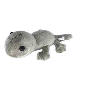 Meilleure qualité personnalisé <span class=keywords><strong>gris</strong></span> Gecko <span class=keywords><strong>lézard</strong></span> couette Super doux en peluche avec remplissage en coton PP livraison gratuite - Product Image 1
