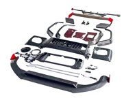 Kit badan serat karbon kering untuk Mercedes Benz g-class Upgrade ke G900 Fitment tinggi