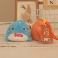 Jouets en peluche animaux marins Série Océan Modèle 05 Rembourrés en coton PP Animaux en peluche Poupées pour machine à griffes Porte-clés en sac filet