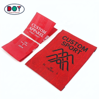 Etiquettes de vêtements tissés à la Machine, étiquettes avec Logo de marque célèbre, vente en gros,