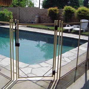 <span class=keywords><strong>Clôture</strong></span> <span class=keywords><strong>de</strong></span> piscine en <span class=keywords><strong>PVC</strong></span> portable et amovible, fine, en maille d'aluminium, pour piscine, en promotion - Product Image 5