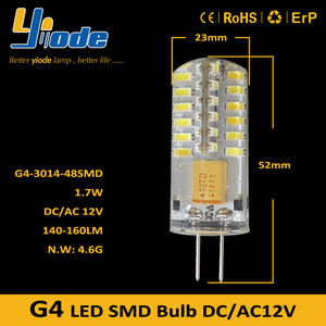 <span class=keywords><strong>Lapu</strong></span> DC/AC12V 2W ขาคู่ G4สีขาวอบอุ่นกันน้ำได้หลอดไฟ LED ขนาดเล็ก SMD ฐาน G4ข้าวโพดสำหรับไฟคริสตัล - Product Image 5