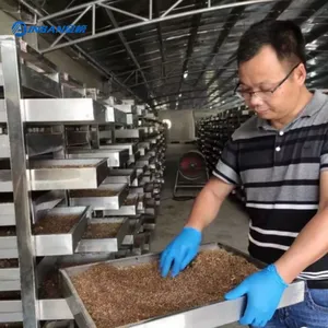 JNBAN Máquina Contínua preto soldado mosca larvas materiais agrícolas para o equipamento