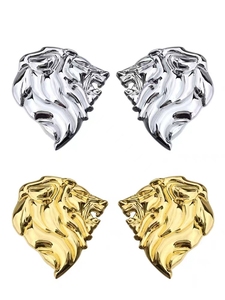 ตราสัญลักษณ์โลหะติดรถยนต์ลายเสือสุดสร้างสรรค์เคลือบเงาแบบ 3 มิติ ลายสิงโตสุดเท่ ราคาถูกจากโรงงาน - Product Image 3