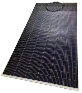 แผงโซลาร์เซลล์แบบยืดหยุ่นกึ่งแข็ง HJT 395W 400W โมโนคริสตัลไลน์ สำหรับระบบพลังงานแสงอาทิตย์สำหรับรถยนต์ไฟฟ้าและเรือ - Product Image 1