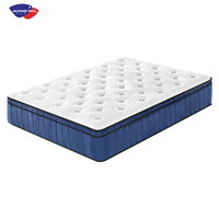 Matelas Compressé de Haute Qualité en Gros d'Usine - Matelas en Boîte à Ressorts Ensachés et Mousse à Mémoire de Forme, Tailles Simple, Queen et King