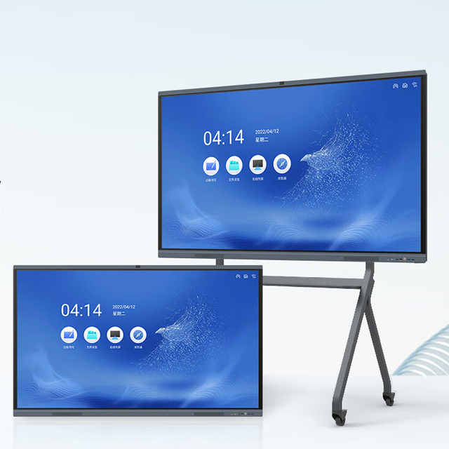 Commercial Digital Signage Interactive Whiteboard 8K 20-Point Touch Android/Windows Office Meeting Room Classroom
