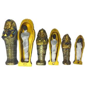 Witt Faraón egipcio Souvenirs momia mano pirámide decoración reina esfinge ataúd modelo artesanía arte religioso resina recuerdos artesanías - Product Image 1