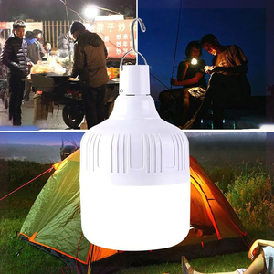 Bombilla LED Recargable por USB, Lámpara de Camping con 5 Modos de Iluminación, Lámpara de Trabajo Colgante para Tienda de Campaña, Bombilla de Emergencia Portátil para Jardín y Exteriores, 20W - Product Image 4