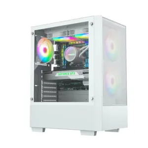 X8新设计游戏电脑机箱ATX机箱USB3.0钢化玻璃电脑机箱
