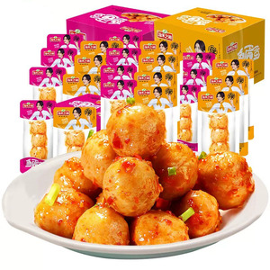 <span class=keywords><strong>Vente</strong></span> de gros Snacks <span class=keywords><strong>exotiques</strong></span> Petits oeufs de poisson Épicé Aliments prêts à la consommation Poisson Tofu et boules de poisson Snacks épicés - Product Image 1