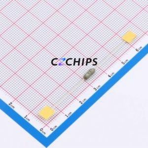 20T-010H One-Time Fuse Through hole Component (THT),D2.7xL7.3mm Fuse Ceramic Tube Fuse 1A 250V/125V - Product Image 1