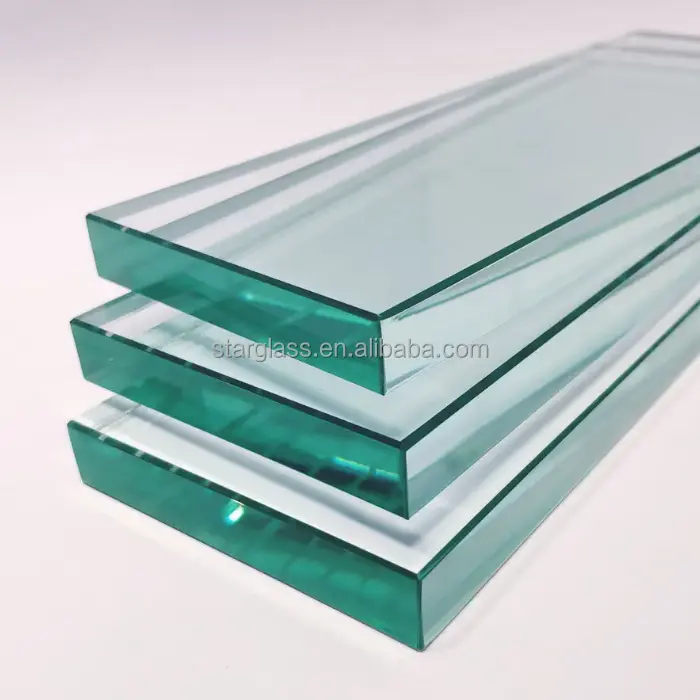 Wholesale High Quality Flat Transparent Tempered Glass Clear Sheet Float Tempered Plain Glass