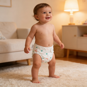 Pannolini a mutandina in cotone stampato 3D anti-perdita, riutilizzabili per neonati, copripannolino traspirante anti-perdita laterale per neonati - Product Image 6