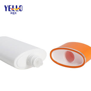 Vente en gros Emballage de protection solaire vide en plastique personnalisé 50ml Mini bouteille de lotion solaire solaire HDPE avec bouchon doré - Product Image 5