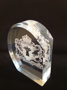 Best Sales Luxury Clear <b>Acrylic</b> <b>Block</b> Professional Logo <b>Acrylic</b> <b>Blocks</b> | Custom Logo Imprinted <b>Acrylic</b> Desk <b>Blocks</b> with Laser - Product Image 2