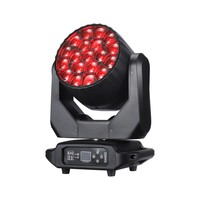 Lámpara Panorámica Focalizable Bee Eye de 19*15W con Color RGBW, Zoom de Haz DMX512, para Fiestas DJ, Iluminación de Escenarios de Discoteca