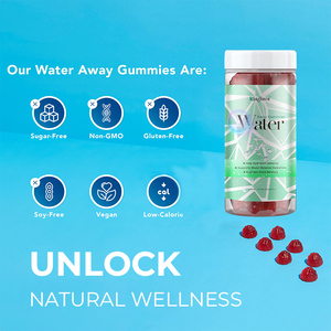 OEM Aide Hydratation Équilibre de l'eau Maintenir l'équilibre des fluides Supplément <span class=keywords><strong>diurétique</strong></span> Rétention d'eau Pissenlit Eau loin Gummies - Product Image 5