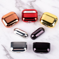 Étui de protection rigide en PC électroplaqué de luxe pour Airpods Pro 2, étui antichoc pour Airpods 5 4 3 2
