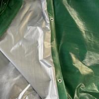 Bâche PE imperméable 120 GSM vert-argent pour tentes événementielles, publicité et entrepôts – Offre Spéciale pour le marché russe