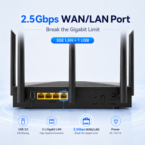 <span class=keywords><strong>Router</strong></span> WIFI 7 de Alta Velocidad BE5000 OpenWrt 5G 2.4G de Doble Banda con Funciones VPN y Mesh de Triple Banda (Similar a <span class=keywords><strong>TP</strong></span>-<span class=keywords><strong>Link</strong></span>) - Product Image 2