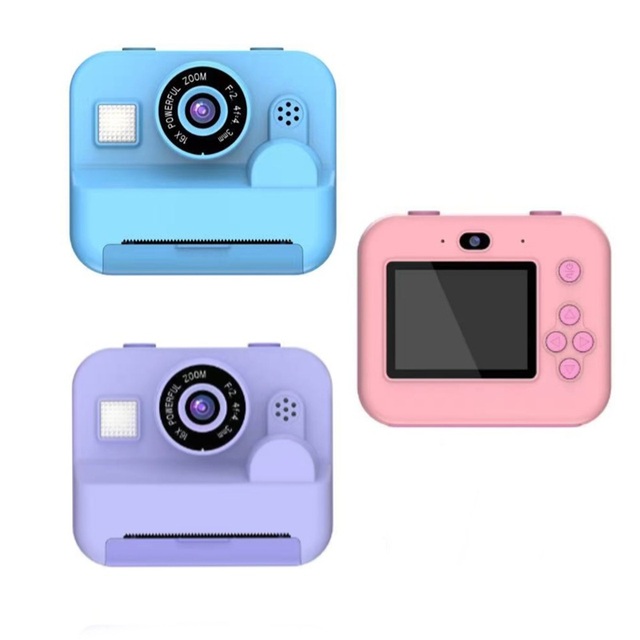 Kids Digital Print Camera 1080P Children Automatic Focusing 2.4in Kids Camera Instant Print Photo Kids Camera