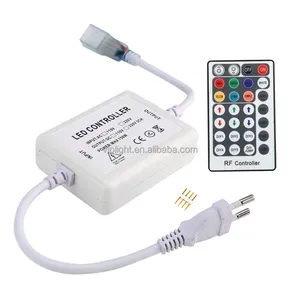 Controller <span class=keywords><strong>LED</strong></span> AC 110V <span class=keywords><strong>220V</strong></span> RGB con Telecomando IR a 24 Tasti per Strisce <span class=keywords><strong>LED</strong></span> RGB - Product Image 4