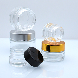 5 Gam 10Ml 15Ml 20Ml 30Ml 50Ml <span class=keywords><strong>100Ml</strong></span> Tái Chế Rõ Ràng Amber Glass Mỹ Phẩm <span class=keywords><strong>Jar</strong></span> 5Ml Glass <span class=keywords><strong>Jar</strong></span> Với Đen Nắp Nhựa Cho Mặt Kem - Product Image 4