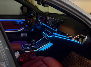 Para BMW Serie 3 G20 G28 / Serie 4 G22 G26, 64 Colores, Iluminación Interior de Cristal, Lámpara LED de Ambiente Interior, Retrofit - Product Image 4