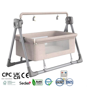 Cuna Portátil Multifuncional Moderna de Acero Inoxidable para Bebés, Uso en Dormitorio, Grado Hospitalario, Interior y Exterior, Venta al Por Mayor - Product Image 1