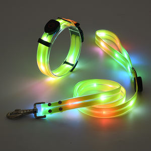 Surtido Typc-c Recargable Light Up <span class=keywords><strong>Dog</strong></span> <span class=keywords><strong>Leash</strong></span> Personalizado Durable <span class=keywords><strong>Led</strong></span> <span class=keywords><strong>Dog</strong></span> Walking Collar Seguridad en la noche - Product Image 1